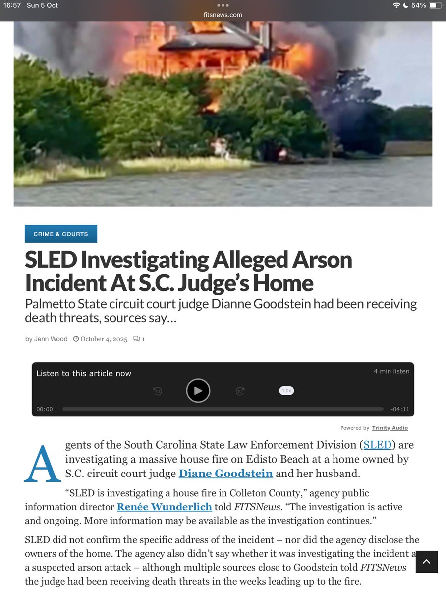 <a href="/AdamKinzinger/">Adam Kinzinger (Slava Ukraini) 🇺🇸🇺🇦</a> Stephen Fascist Miller has been tweeting relentlessly attacking judges in the most vile, hateful language.

Now a judge who recently blocked the DOJ from demanding S.C. voter rolls - an unpopular decision with MAGA - has received death threats and her home has been firebombed