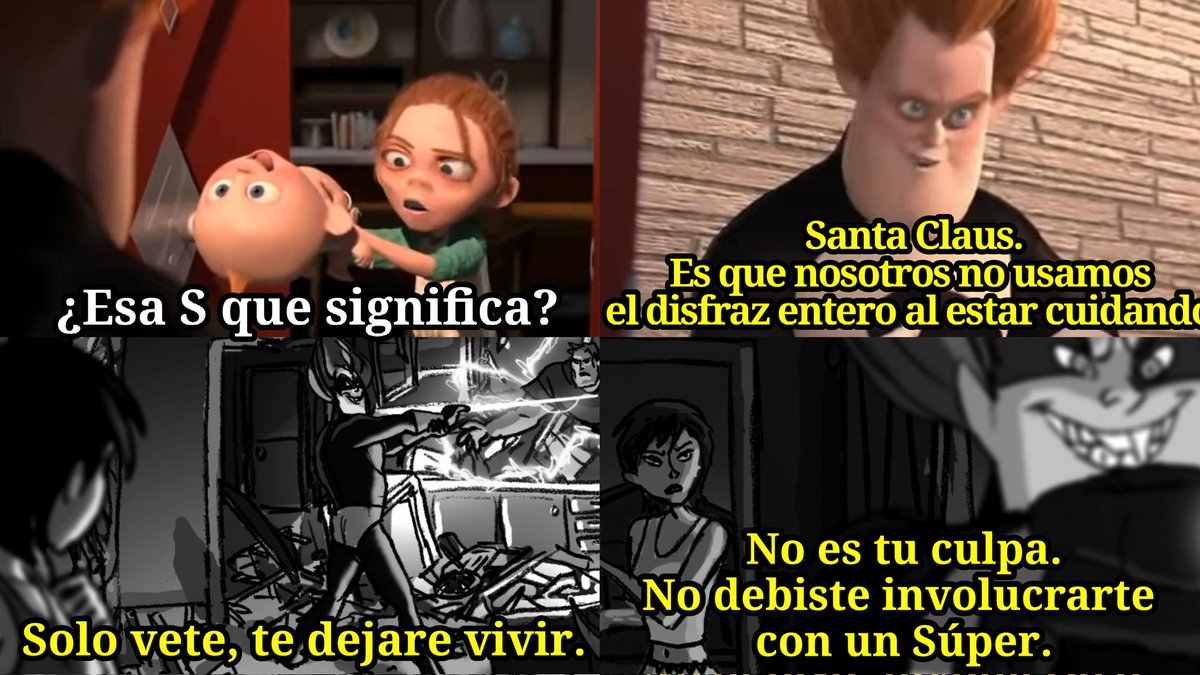 Algo curioso es que Syndrome no era hostil con los civiles, su venganza fue solo contra Supers.

Película- Los Increíbles.