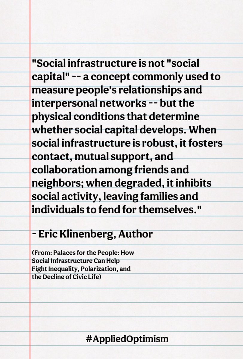 This. 🎯
#SocialInfrastructure #AppliedOptimism