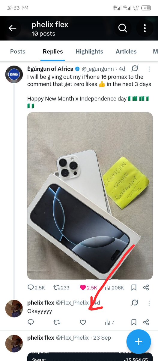 phelix flex tweet media