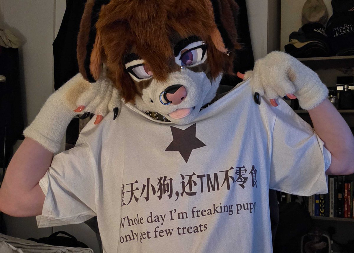 l0ckypup's tweet photo. WHOLE DAY I'M PUPPY ONLY GET FEW TREATS 😔🥺

NEW PUPPY TEE 🐕👕
AVAILABLE NOW — LINK IN BIO / REPLY BELOW! https://t.co/ZqGsfuvYje