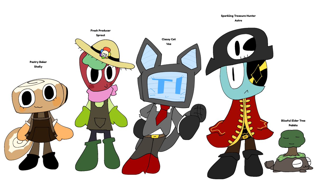 BearFromRoblox's tweet image. Main skins idea 
#dandysworld