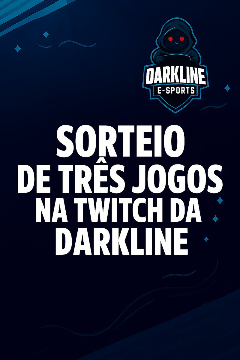 🔥 SORTEIO ÉPICO NA DARKLINE! 🔥

Estamos sorteando três jogos incríveis:
🧙‍♂️ Tower of Time
🌌 Residual
🐉 DragonStrike

🗓️ Data: 23/10/2025
📍 Local: twitch.tv/darklineesports

Para saber como participar olhe nossa  postagem fixada no instagram: instagram.com/darklinedl