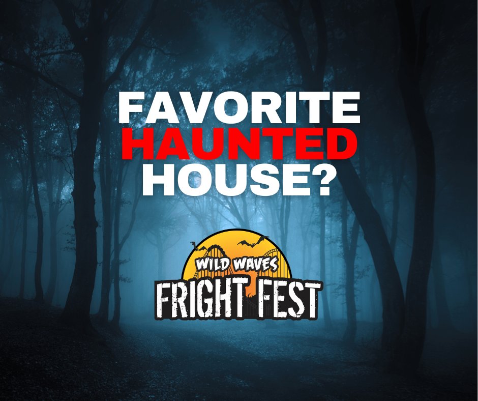 WildWavesPark's tweet image. 👻 What’s your favorite haunted house at #FrightFest?
💀 Chamber of Souls or 🌲 Black Hallow Woods?

Drop your vote &amp;amp; share your spooky pics! 📸🎃 #WildWaves #HauntedFun