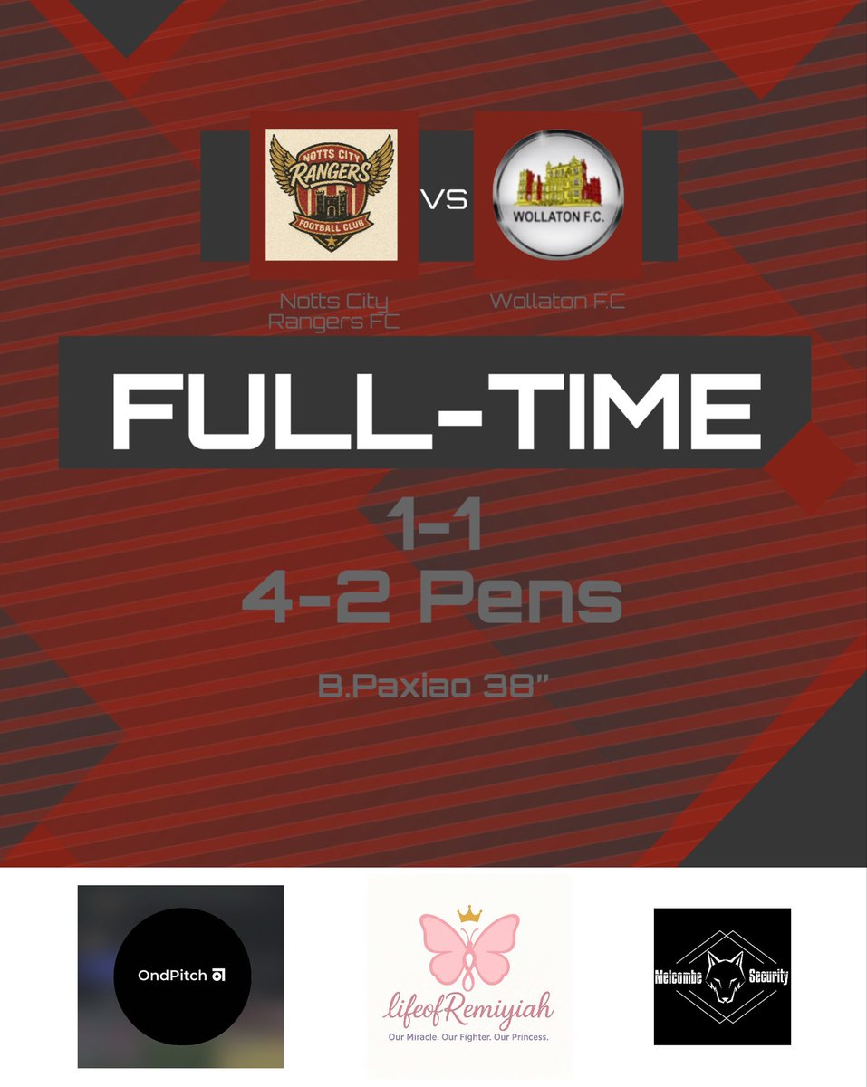 Fresh New Division 3 team going toe to toe with a well established NSL Prem side and coming out on top!

Who doesn’t love an Underdog!

Up The Rangers❤️🤍