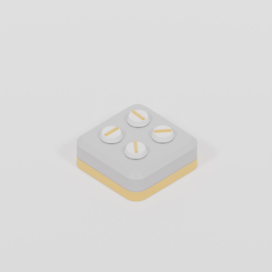 回したり、押したりして遊べるやつ作ってみました！
#blender #b3d