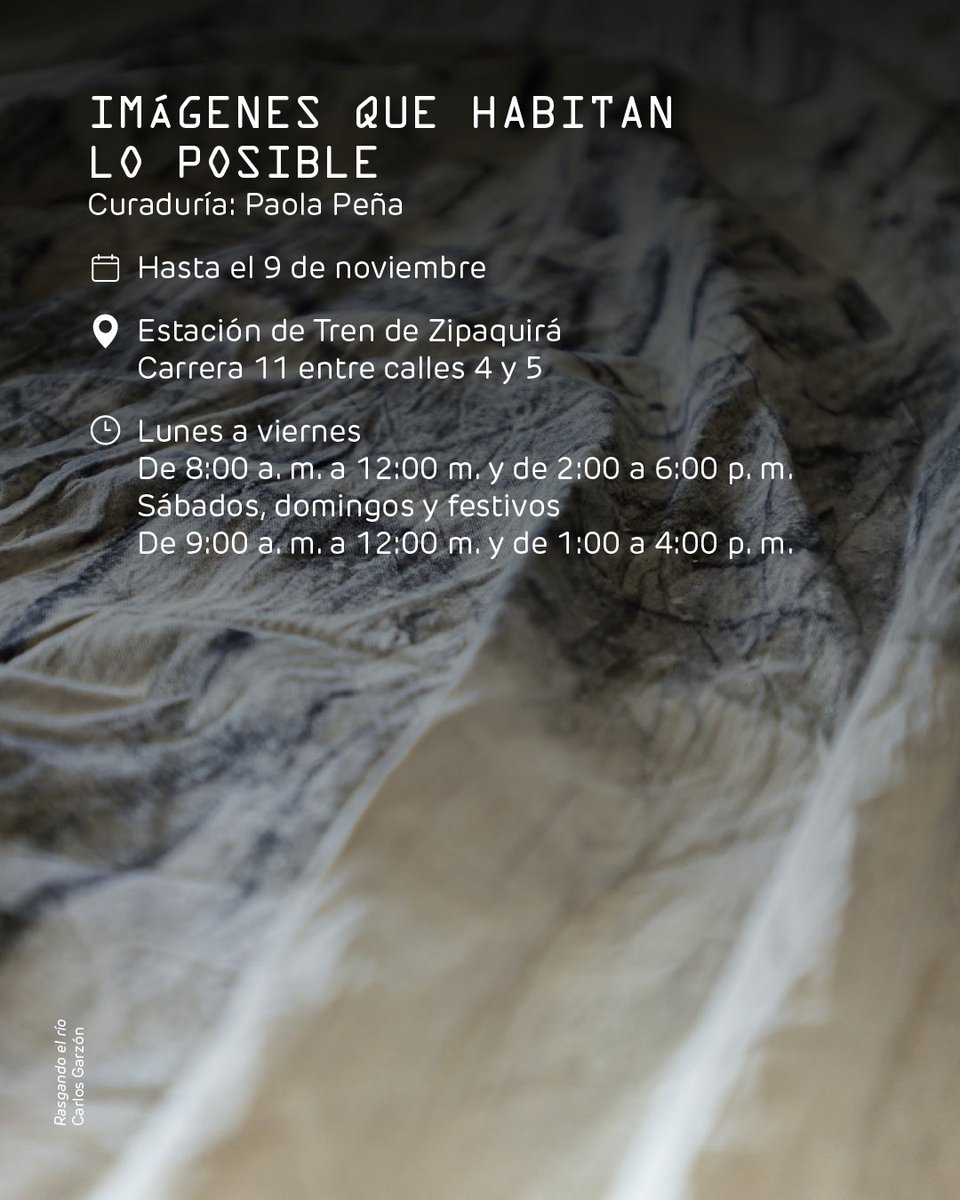 programaARTBO's tweet image. ¡No te pierdas las exposiciones de ARTBO | Salas que restan en 2025!
En este último trimestre del año, además de las muestras habituales en la Sala de Exposiciones de la CCB, sede Chapinero; Salas se expande con exhibiciones en la Estación de Tren de Zipaquirá, en el barrio San…