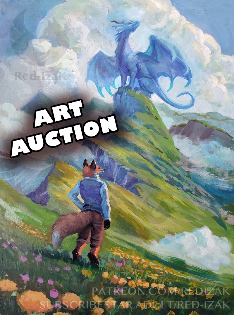 RedIzaK's tweet image. I am doing my first traditional art online auction ever; info in comments
