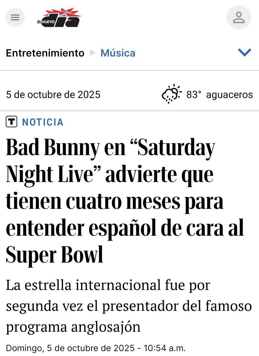 Imagínense la final del BSN entre Santurce y Bayamon o quienes quieran dos equipos en la final. O una final de cualquier otra liga de deporte bori. Que los organizadores inviten a un cantante estadounidense, hasta rapero si quieren, al show de medio tiempo. Y que el cantante le