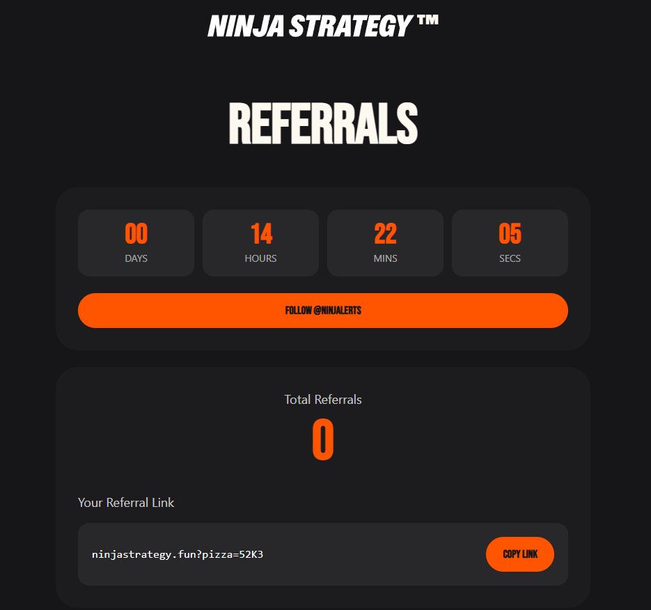 One of the most popular ordinals collections <a href="/pizzaninjas/"></a> launching their own strategy coin (with the mechanic like ETH strategies do) via account <a href="/pizzaninjas/"></a> 

It`s used to be very hyped but they still seems to be one of the most alive collections on ordinals with not the