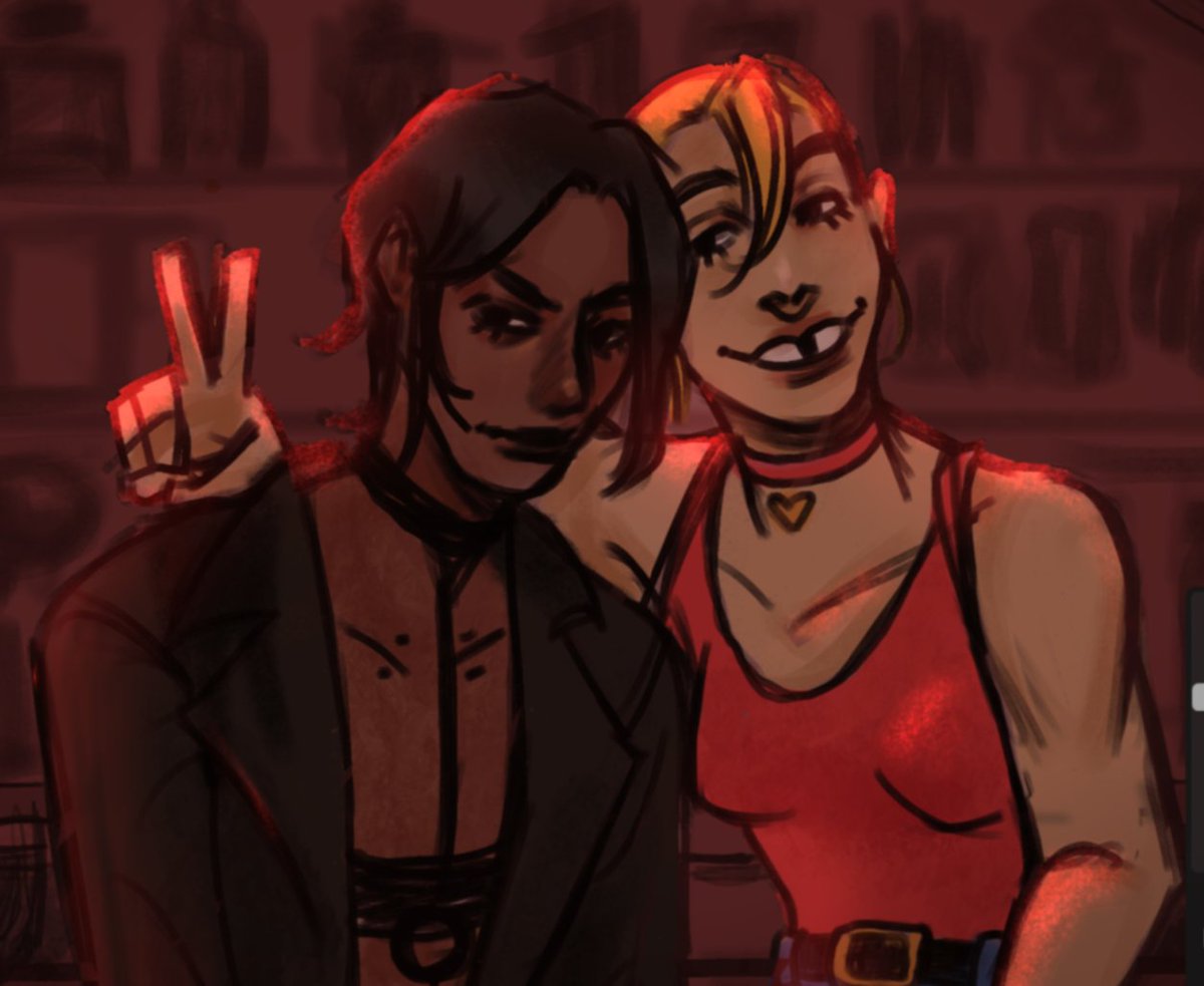 dirtgf's tweet image. hi hello, I'm offering some emergency commissions!!!

20$ for waist up half body colored sketches. (examples below) DM me here or on discord if you are interested!