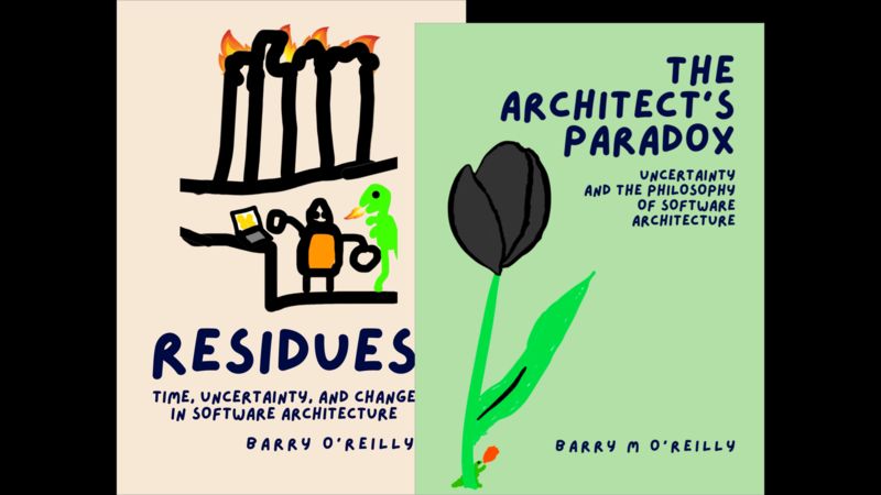 leanpub's tweet image. Residues and The Philosophy of Software Architecture by Barry M O’Reilly is the featured bundle on the Leanpub homepage! #SoftwareEngineering #SoftwareArchitecture
This bundle includes the books “Residues: Time, Change and Uncertainty in Software Architecture” and
“The…