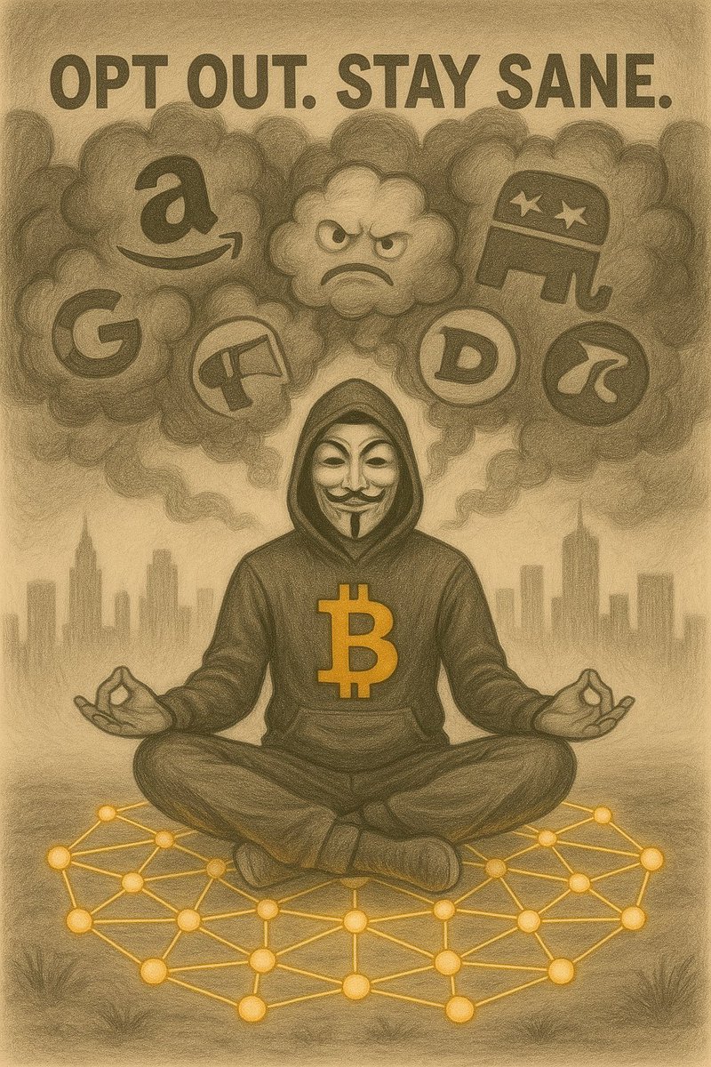 Anyone: “why so determined on a crypto?..”

Any noderunner:

In a world flooded with noise, fear, and division. I can still have peace of mind.

While the masses are pulled like puppets by propaganda and panic cycles, I can unplug. 

We don’t scream. We build.

We anchor truth in