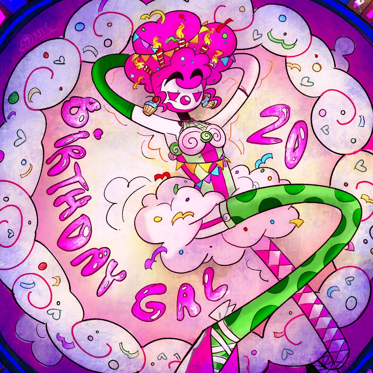 🎆Level 20 Clown Boss unlocked🎆

.... 

Im thankful for the support you give to my ocs, my art, to me. Thanks to y'all.

Starting a whole decade of life is honestly scary- But Im not alone. And thats what matters. Positive thinking. Positive clown.

#birthday  #sona #clownsona