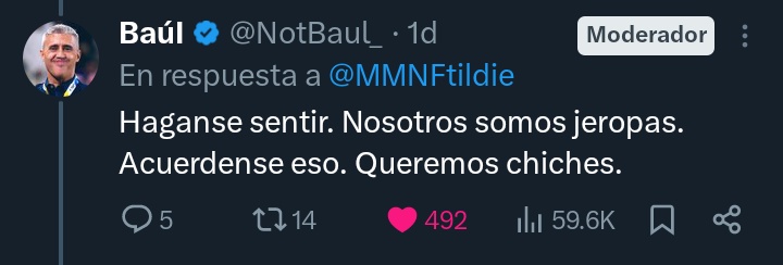 Va va va, habiliten hora culos para que vean la verdadera comunidad dale