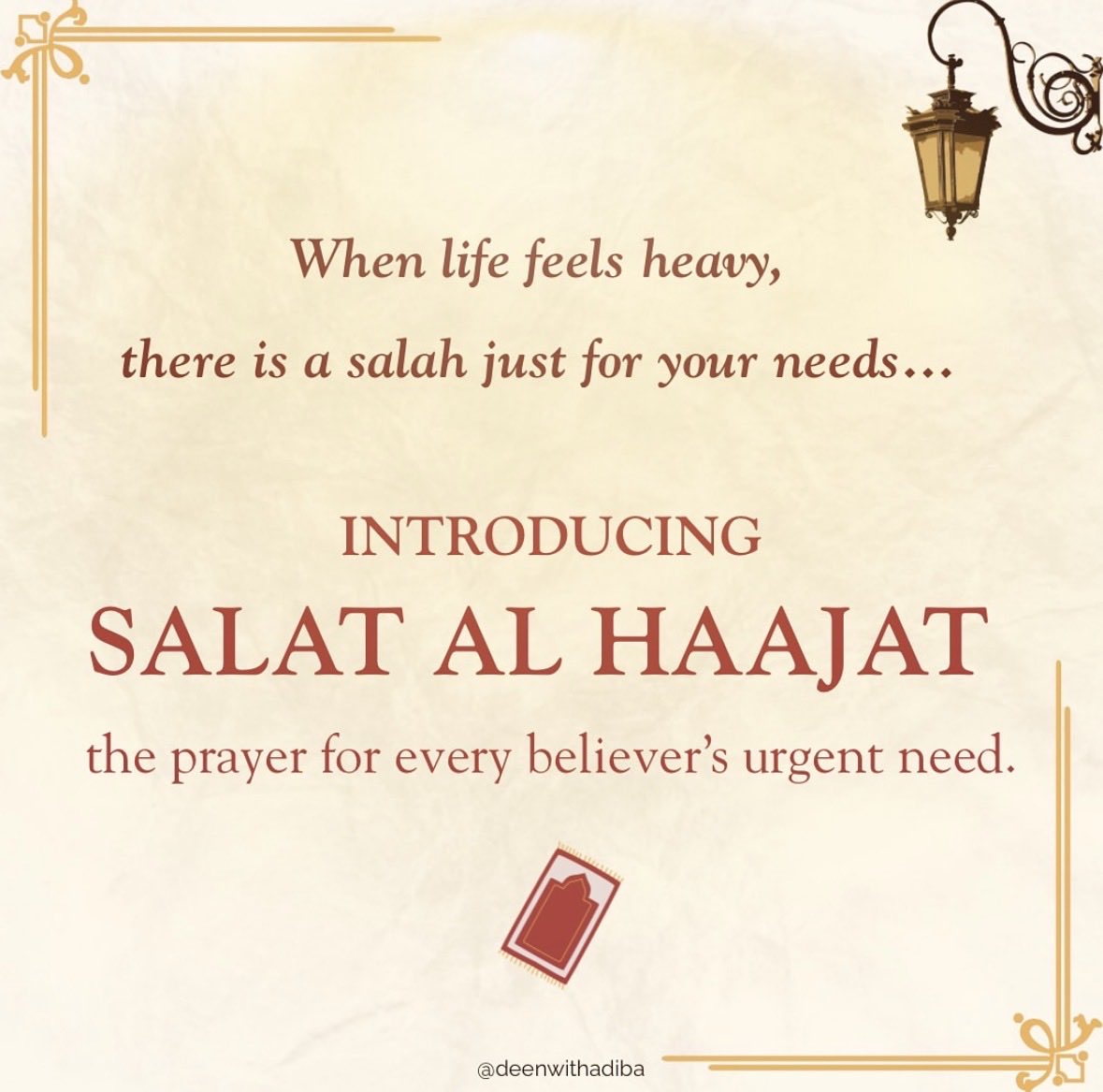 Salat Al Hajat: when life feels empty, there’s a Salah just for your needs🥹❤️🧵