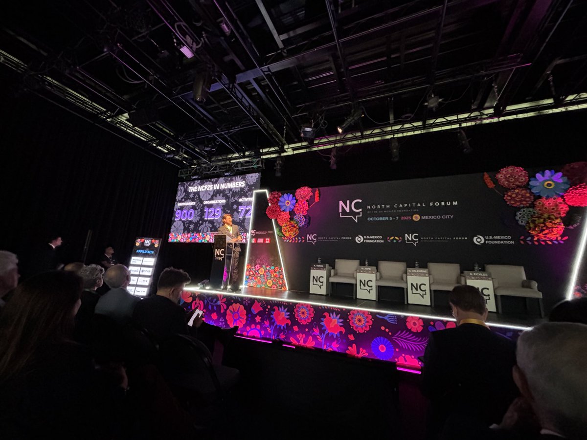 Happy to be for the fourth year participating in the ⁦<a href="/NorthCapital_F/">North Capital Forum</a>⁩. Thanks to ⁦<a href="/enriqueperret/">Enrique Perret Erhard</a>⁩ and the ⁦<a href="/USMexicoFound/">U.S.-Mexico Foundation</a>⁩ for including ⁦<a href="/AcnurMexico/">ACNUR México</a>⁩ in such an important event!