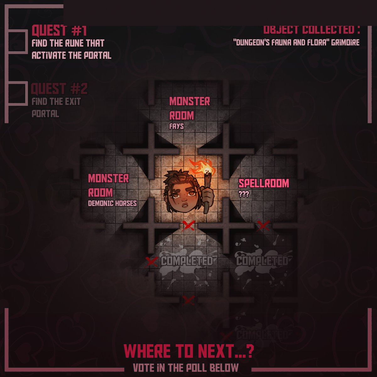 Kinktober day 6

Sophie finally understand what they meant with the monster in this dungeon being rather "friendly"...