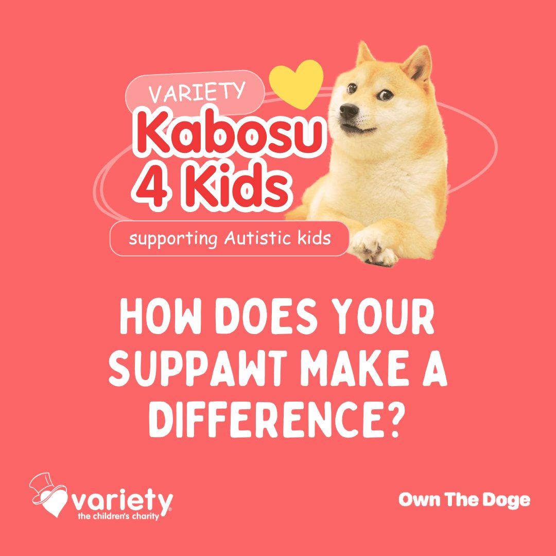 Why service dogs and equipment? Trained dogs help Autistic kids manage anxiety, feel safe, and connect with others. Sensory and communication tools help kids learn, participate and belong. Your crypto or fiat donation turns this support into reality kabosu4kids.com with