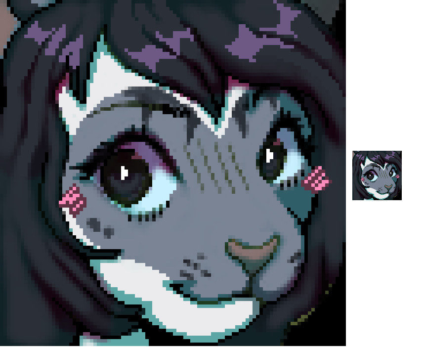 panicpuppies's tweet photo. pixel icons available for 1️⃣2️⃣💸 
or 2 for 2️⃣0️⃣💸 (doesnt have to be paired!)
these are so fun to do!! lmk if youre interested :3
🔄 and 💕 appreciated sm
#furry #furryart #furryartist #pixelart 
(left 2 ocs belong to statueofeden!!) https://t.co/3Z01yfGx1E