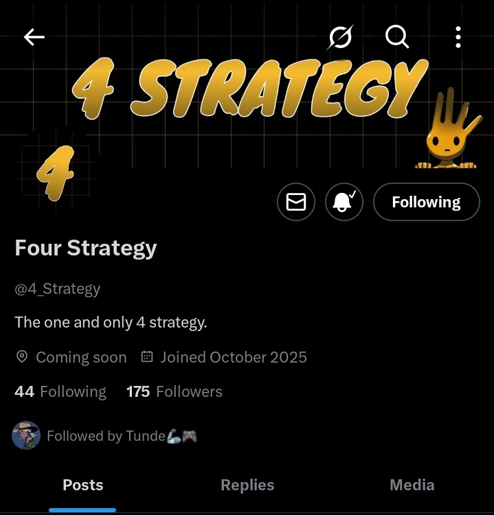 I was here wen you were not...
Get in while you can 

Early on <a href="/4_Strategy/">Four Strategy</a>