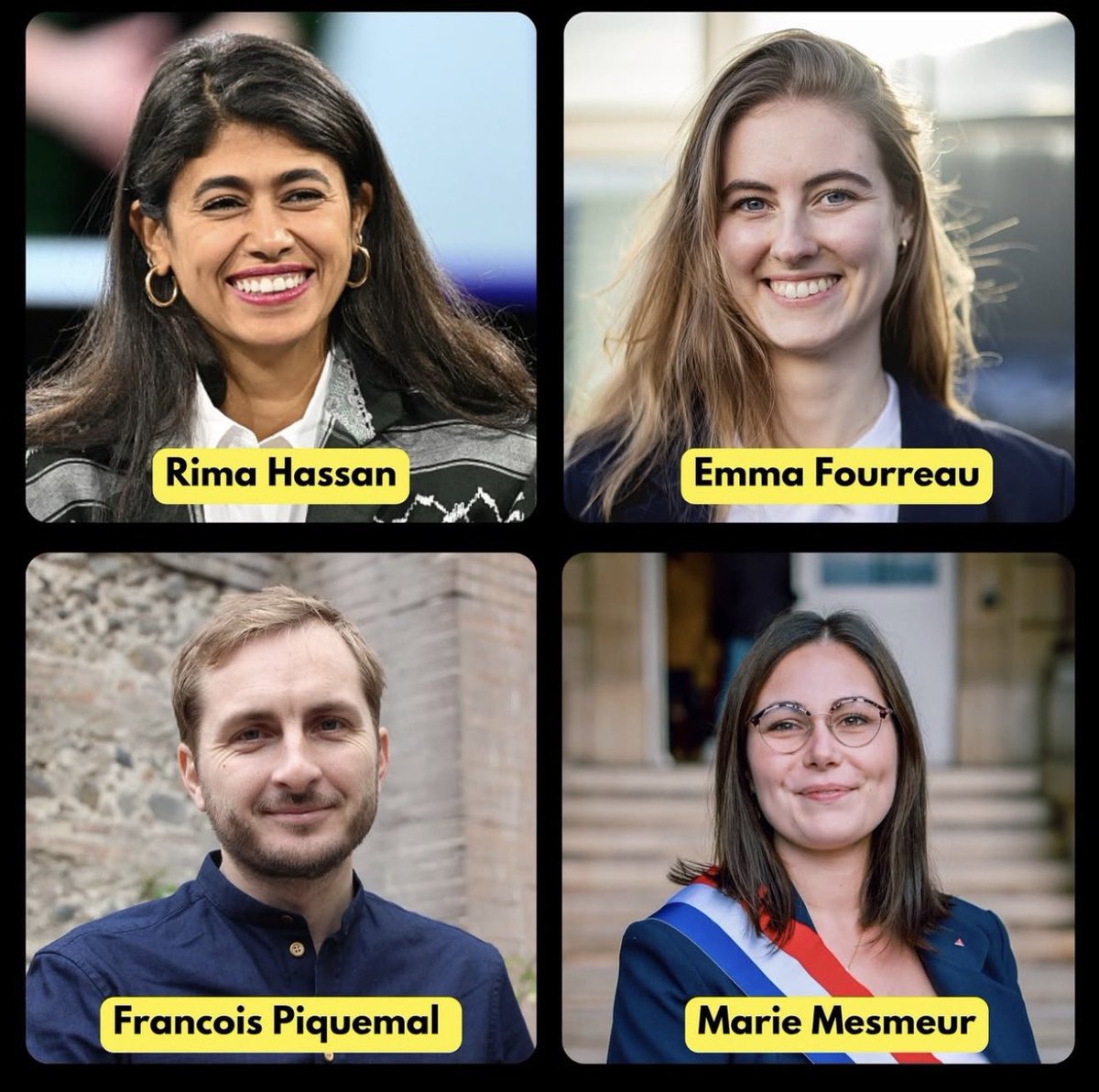 CensoredHumans's tweet photo. Israel has kidnapped 4 French elected officials in international waters — including MEPs Rima Hassan and Emma Fourreau.

Their “crime”? 

Bringing baby formula to starving children in Gaza.

They are STILL illegally languishing in Israeli dungeons.

And not a peep from Macron. https://t.co/GJ6FidZQBB
