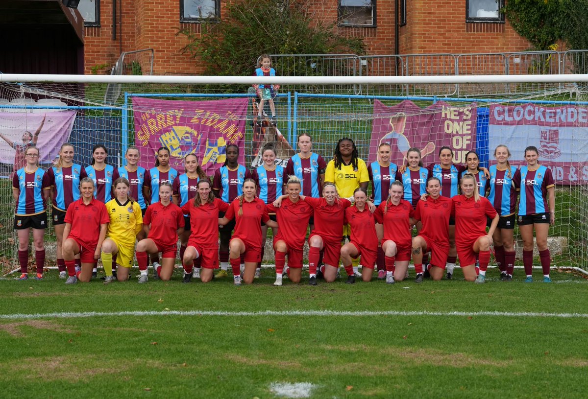 Today, we stood in solidarity with <a href="/ebfc_official/">Eastbourne Borough FC</a> against discrimination &amp; hate in our beautiful game.

There’s no room for bigotry in football &amp; we do not welcome it in our division.

🩵🤝❤️