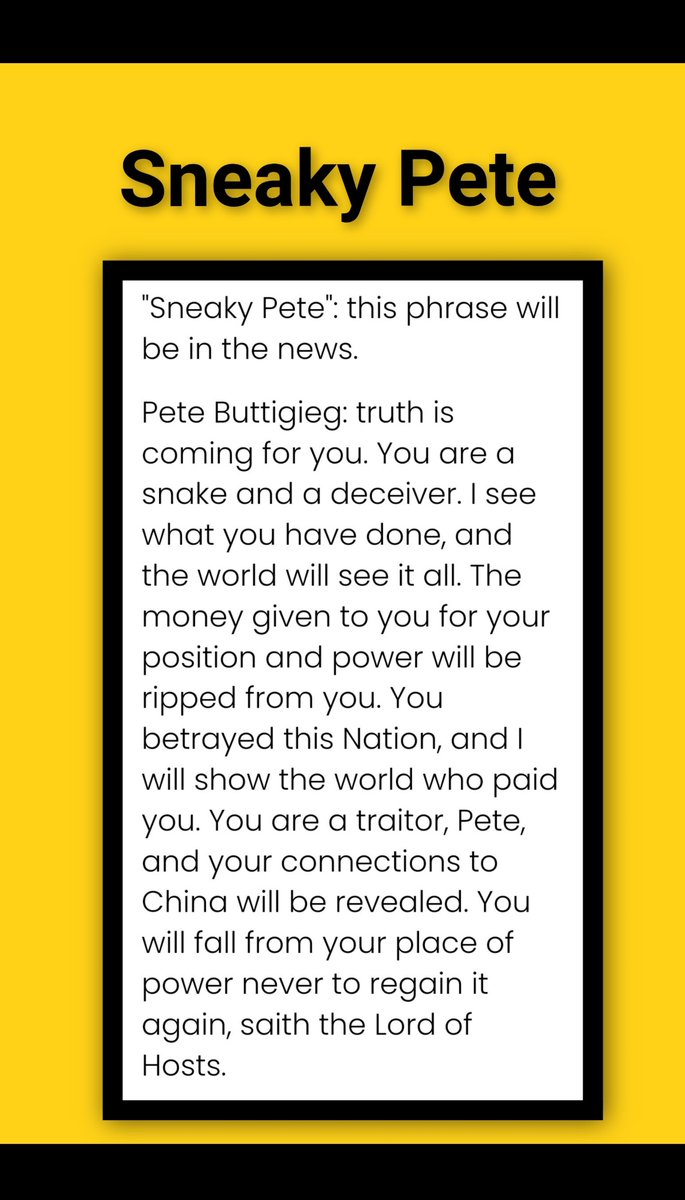 hnm19 (@ogal_c) on Twitter photo <a href="/RealJamesWoods/">James Woods</a> <a href="/RealJamesWoods/">James Woods</a>
<a href="/KamalaHarris/">Kamala Harris</a> <a href="/PeteButtigieg/">Pete Buttigieg</a>
And sneaky Pete will both be charged with treason soon!!!
Kamala participated in a ruse for 4 years when we never had a president, she cheated, she knows it, and sneaky Pete, he was purposely destroying our transportation system!!! <a href="/RealJamesWoods/">James Woods</a> <a href="/RealJamesWoods/">James Woods</a>
<a href="/KamalaHarris/">Kamala Harris</a> <a href="/PeteButtigieg/">Pete Buttigieg</a>
And sneaky Pete will both be charged with treason soon!!!
Kamala participated in a ruse for 4 years when we never had a president, she cheated, she knows it, and sneaky Pete, he was purposely destroying our transportation system!!!
