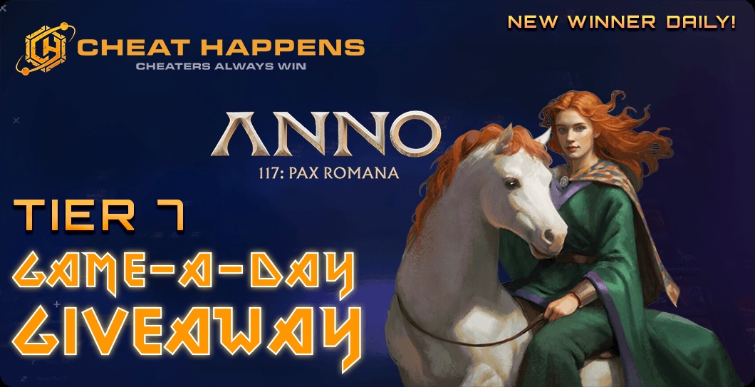 cheathappens's tweet image. ⚡WINNERS CHOSEN DAILY!
As a Tier 7 member, you’re automatically eligible to win Anno 117: Pax Romana or any game up to $100, every. single. day.
🎁 Details here → cheathappens.com/giveaway102025… 

#CheatHappens #Anno117 #Tier7Bonus #PCGaminG