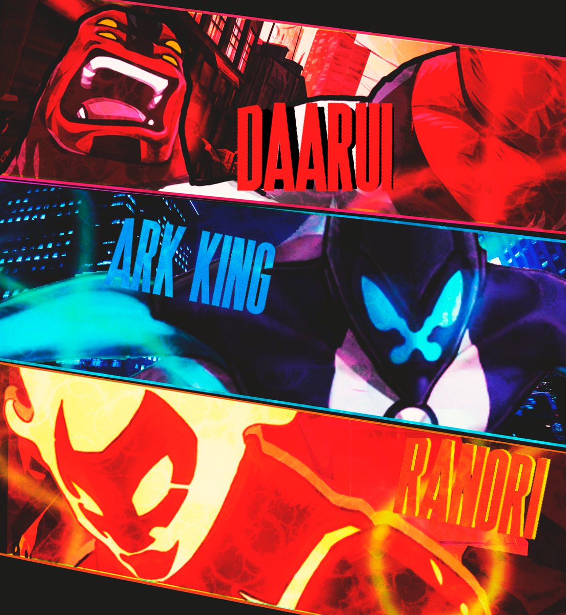 Hora do Herói (Ben 10) - 10 de Oct.
.
Quatro-Braços por <a href="/Daarui/">Daarui</a> 
XLR8 por Ark King
Chama por <a href="/Ranorizin/">Ranori</a>