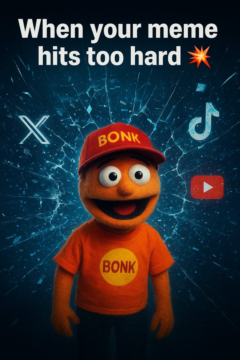 Midefi_1's tweet image. I think the BONKBOY puppet should go so viral that he breaks the entire internet 👀

One meme hits 1B views, the algorithm melts down, and BONKBOY becomes self aware 💀

#BONKBOY #MemeChallenge #AIHumor #Uptober @Bonk_Boy_Sol
 
Check next post 
👇👇👇