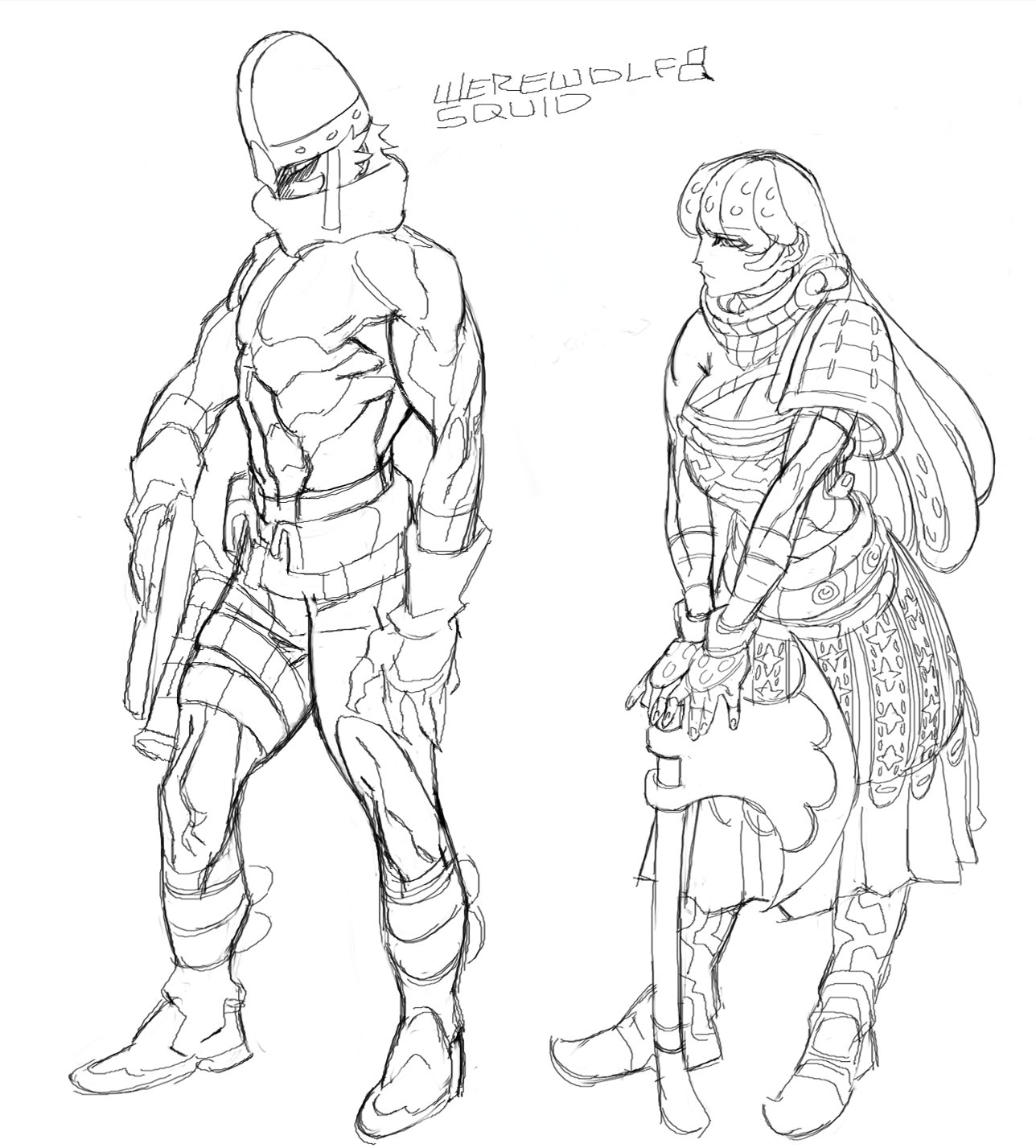 手描きイラスト 原画 和モダン 全身画 オリジナル 手描き イラスト