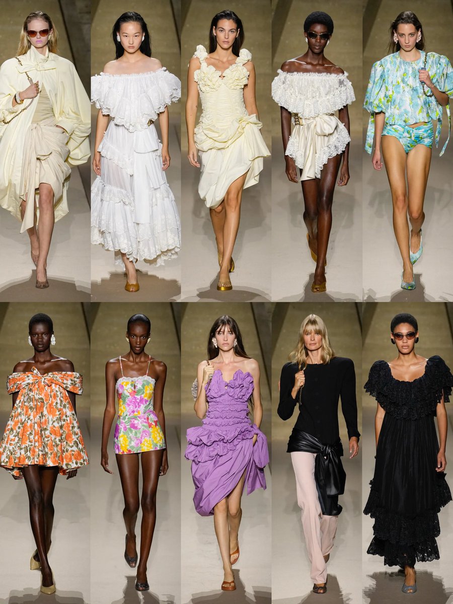 saintdemie's tweet image. chloé ss26 by chemena kamali 💐