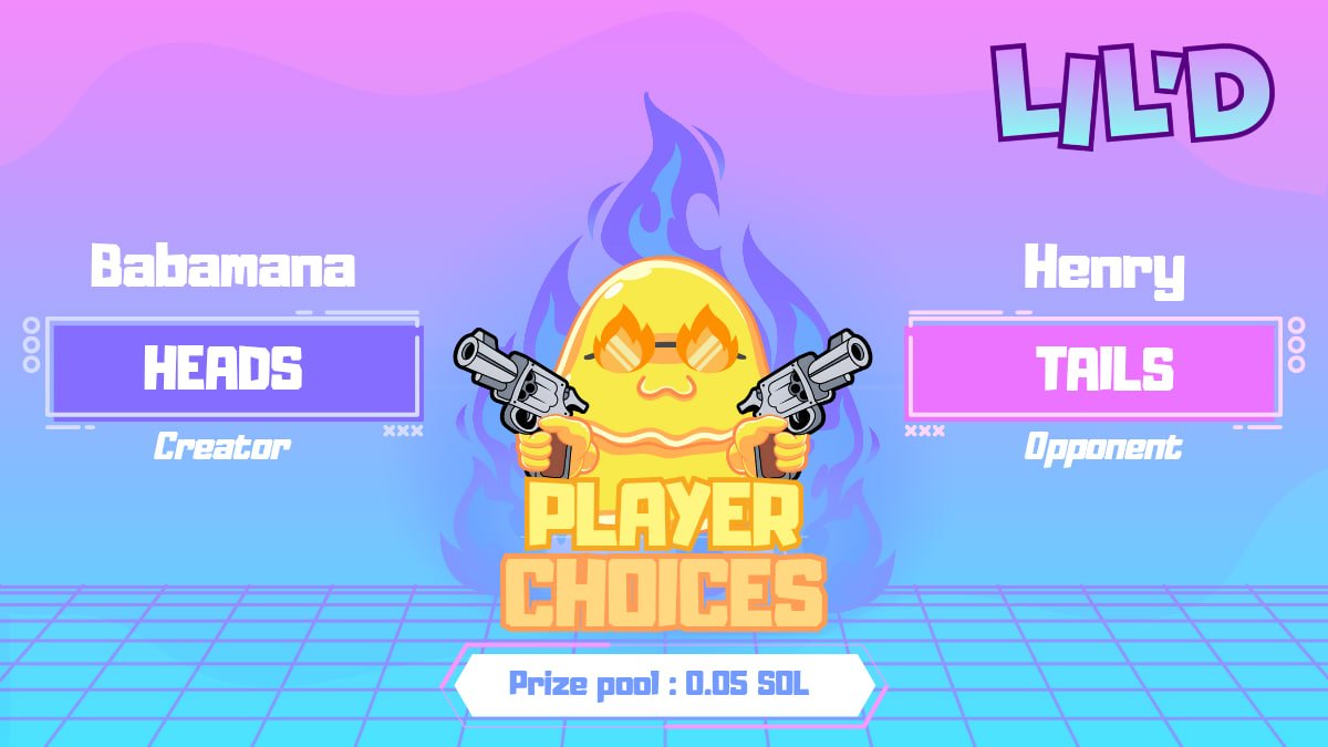 lildonsolana's tweet image. 🎮 LILD COIN FLIP GAME 🎮

Your Gateway to Fun &amp;amp; Rewards!

━━━━━━━━━━━━━━━

❓ HOW IT WORKS
Challenge other players to a coin flip duel on Solana directly inside this group chat! Winner takes all in this fast-paced, provably fair game.

⚡ Quick Start:
1️⃣ Wallet…