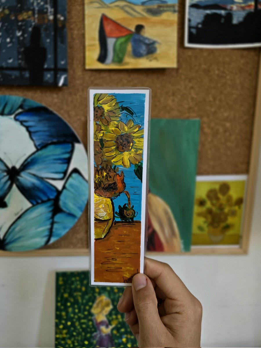 El emeği akrilik kitap ayraçlarım 🤍