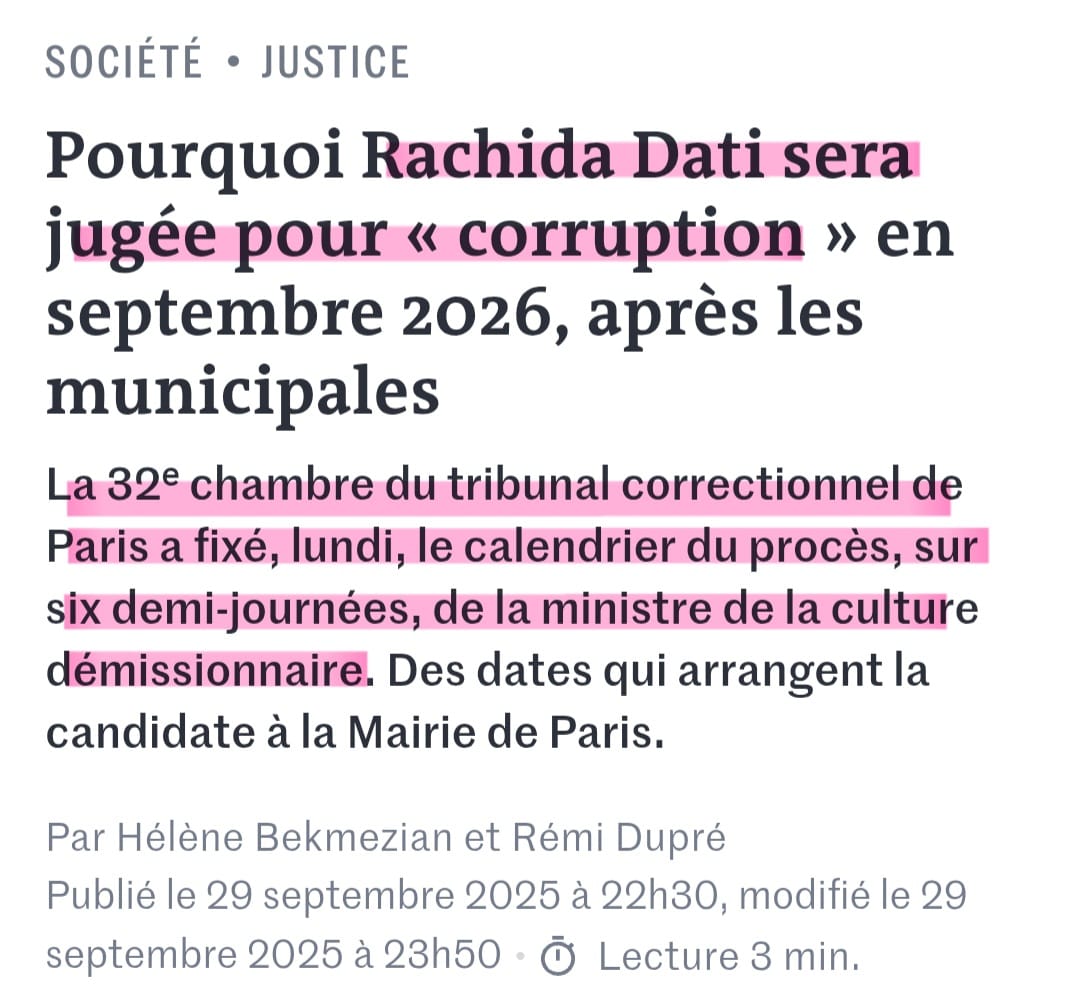 Dati de nouveau ministre. Lecornu nous rappelle qu'il est bien macroniste : il méprise tout, la démocratie comme l'honnêteté. 
Ces gens sont dangereux.