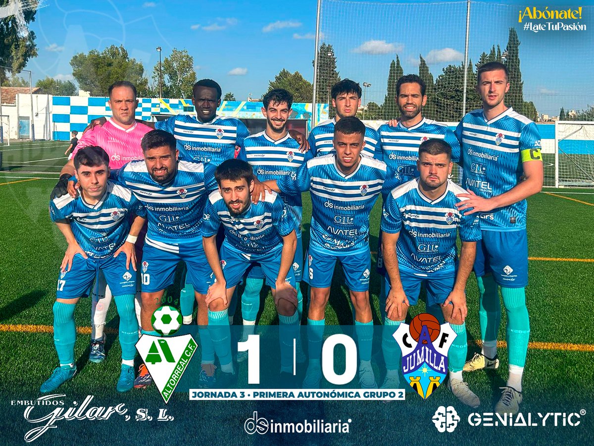 ❌⚽️ Caemos por la mínima ante la EF Altorreal en un partido que peleamos hasta el último suspiro.

🆙 Cabeza alta y a seguir, que esto acaba de empezar y estamos muy bien posicionados. 

#JumillaDSInmobiliaria #Jumilla #Fútbol #Resultado