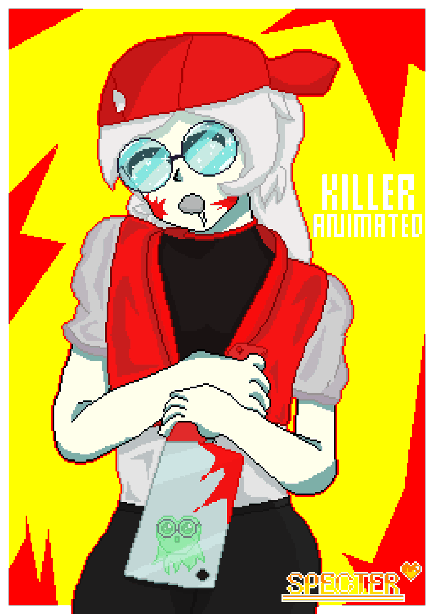 spectero_0's tweet photo. Dibujo que hice para participar en el evento de halloween de la creadora @vaezanimation 

KILLER ANIMATED!

(prometo que la siguiente ya es el reto de dibujar una cosa al dia) https://t.co/SxBDLoh9XA