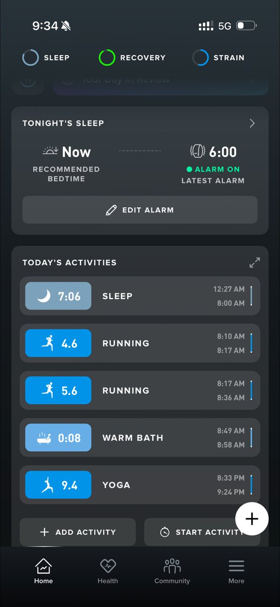 What an achievement  🏃‍♂️🧘#whoop