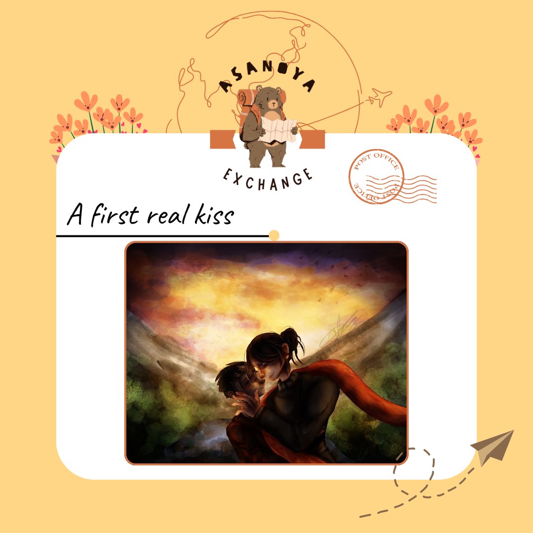 🧸 A first real kiss
⚡️ for <a href="/linmorsan/">lnmr (moved to @rinnishi09)</a> 
🧸 Rated G
⚡️Art | First Kiss, Romantic Fluff

archiveofourown.org/works/71047671
