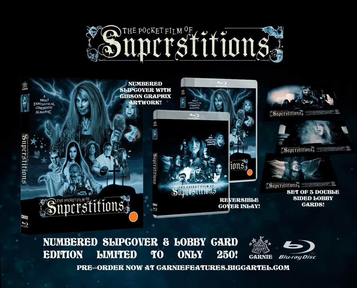 My film THE POCKET FILM OF SUPERSTITIONS is now up for pre-order in an extra special Ltd Edition Blu-ray of 250! 

Narrated by <a href="/The_Shend/">The Shend</a> and featuring icons of the fantastique  Caroline Munro , <a href="/LynnLynnlowry/">Lynn Lowry</a> and many more!

PRE-ORDER &amp; MORE INFO HERE:
shorturl.at/KBY8i