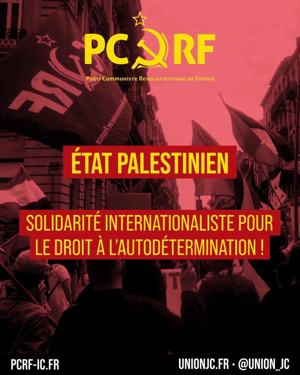 union_jc's tweet photo. 🇵🇸 État palestinien : solidarité internationaliste pour le droit à l’autodétermination !

Suite et fin sur notre site : https://t.co/0w6HLg5atJ https://t.co/xGyLhjxPHT