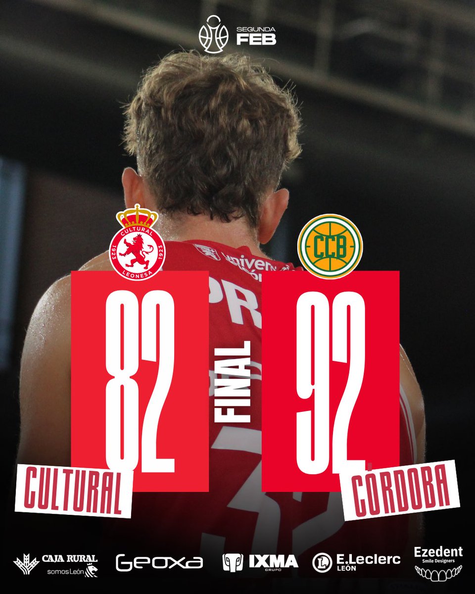 CultuBaloncesto's tweet image. ⏱️ Final del partido 

#SegundaFEB | #LoNuestro