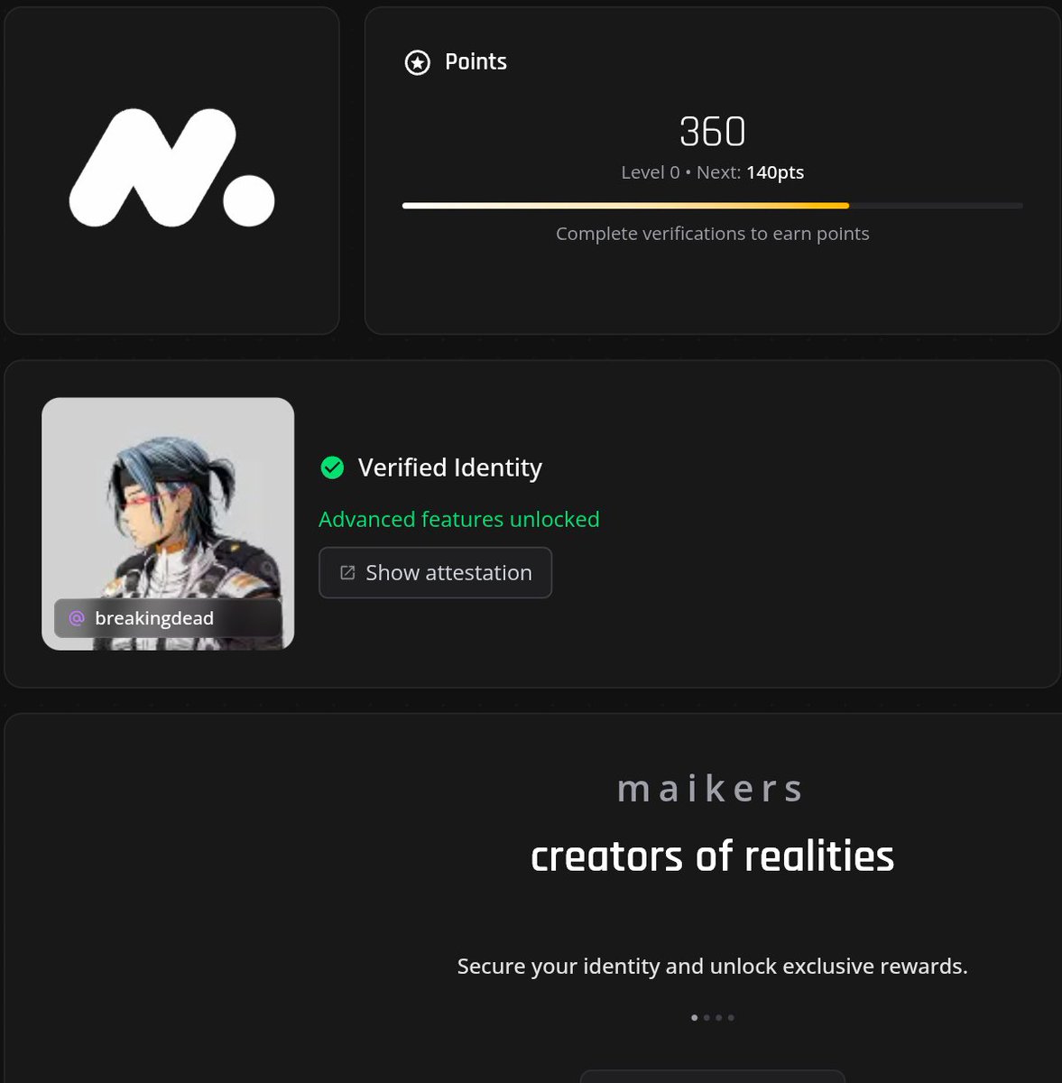 Sanctamonium's tweet image. Exploring the agentic frontier with my @TheMaikers ID 🌐
Ready to unlock the future of AI x crypto with the Solana Seeker — the ultimate gateway to the agentic economy.
#Solana #SAS
@JRNYcrypto @micsolana