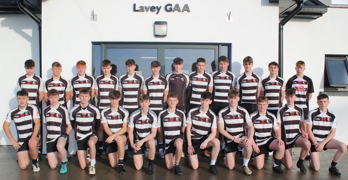 GAALavey's tweet photo. Our U18 minor lads are in the Championship Final next Sunday at 1.45 in Breffni. Game is all ticket. Please get your flags and bunting out this week and show your support for the team in the run up to the final. https://t.co/sbw4JVhp7s