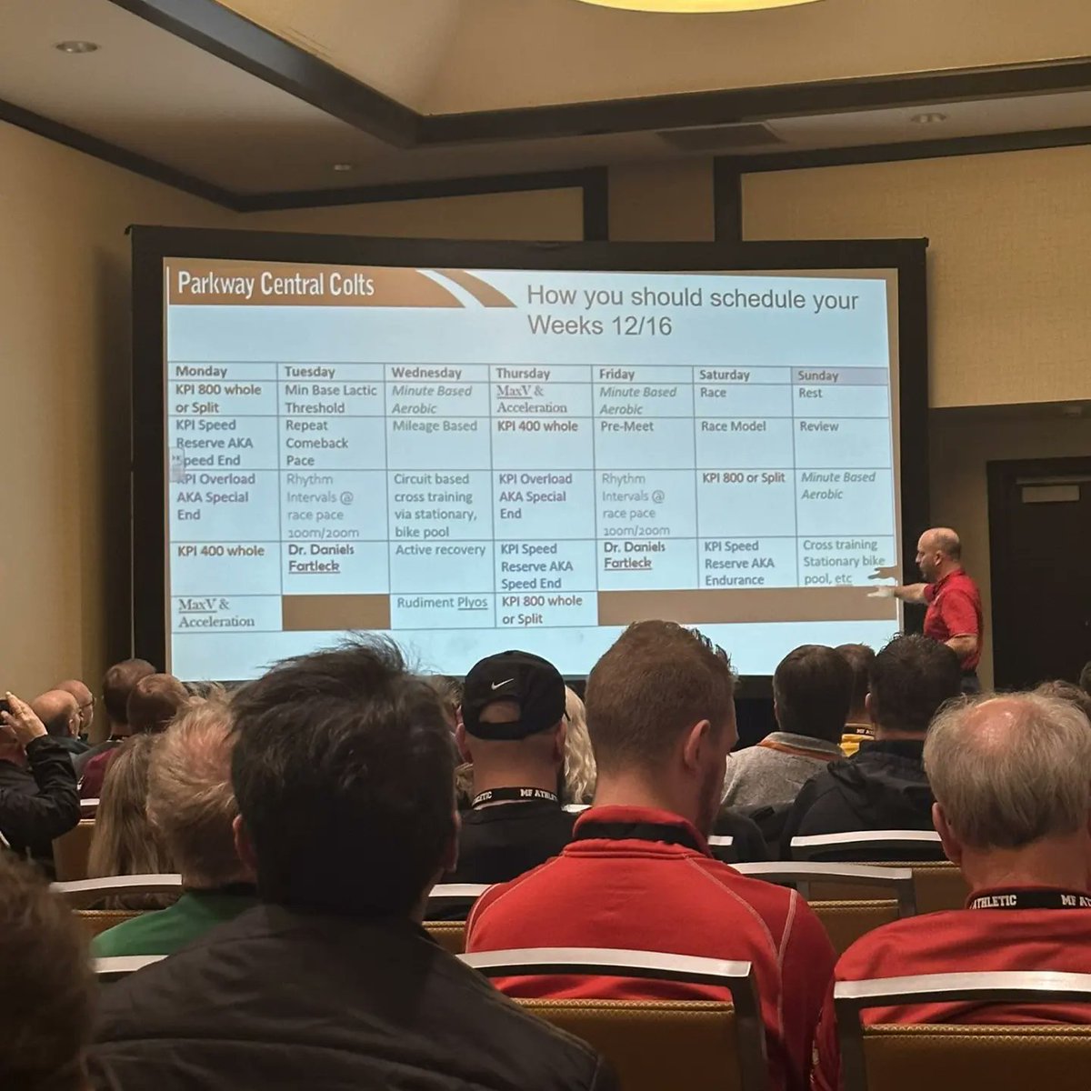 I will also present my most popular talk, No Such Thing as Middle Distance, A Unique Approach to the 800m. Would love to present this <a href="/ITCCCA/">Illinois Track & CC</a>  this winter! :)