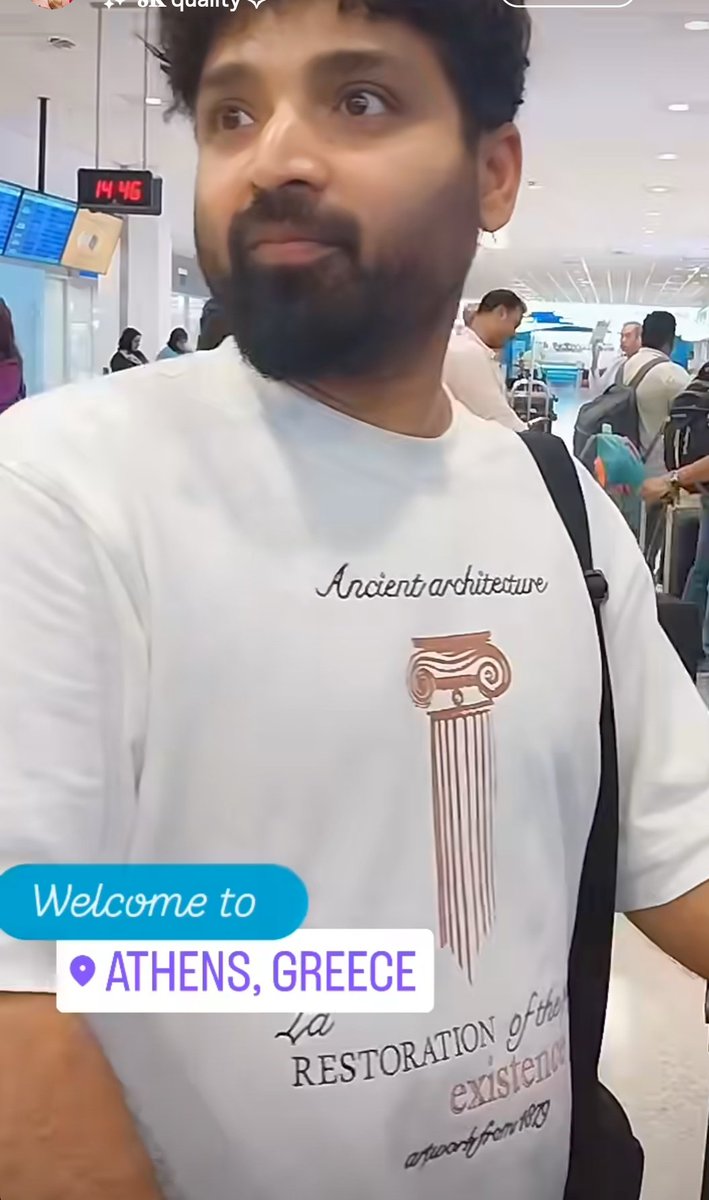 JanpashaTweetz's tweet photo. #Shobimaster reached the Greece for #TheRajasab song shoot https://t.co/mLsMnLR2em