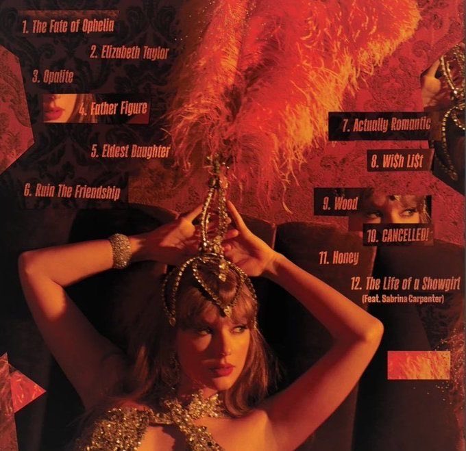 lemonnpieeeee's tweet photo. the life of a showgirl esto, the life of a showgirl aquello, SHUT UP, I LOVE THIS ALBUM https://t.co/IBQu8DOv56