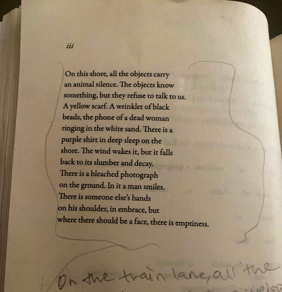 I just wrote a poem inspired by this poem in Death Does Not End At The Sea🤭.