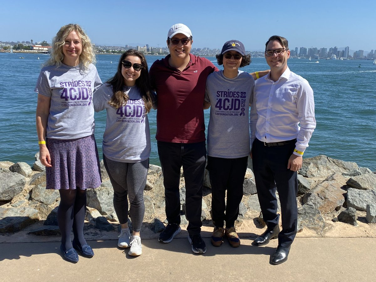 The strides for CJD event and the <a href="/CJDFoundation/">CJD Foundation</a> are vital for supporting families, funding researchers, and raising physician awareness. I was glad to join Drs. Sigurdson and Rajic to discuss our research and progress in treatment at the #Strides4CJD in San Diego. #cureCJD